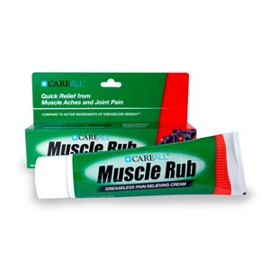 New World Imports Muscle Rub, 3 oz, 10% Menthol, 15% Methyl Salicylate, 72/cs