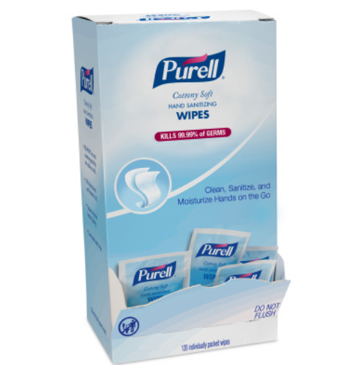 Wipes, Individually Wrapped, 120 Ct. Self-Dispensing Display Box