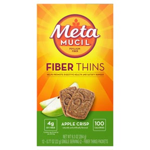 Metamucil® Psyllium Fiber, Wafer, Apple Crisp, 4bx/cs