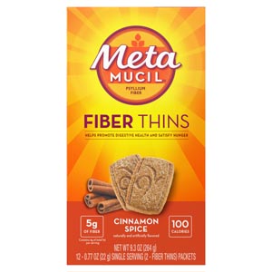 Metamucil Psyllium Fiber, Wafer, Cinnamon Spice