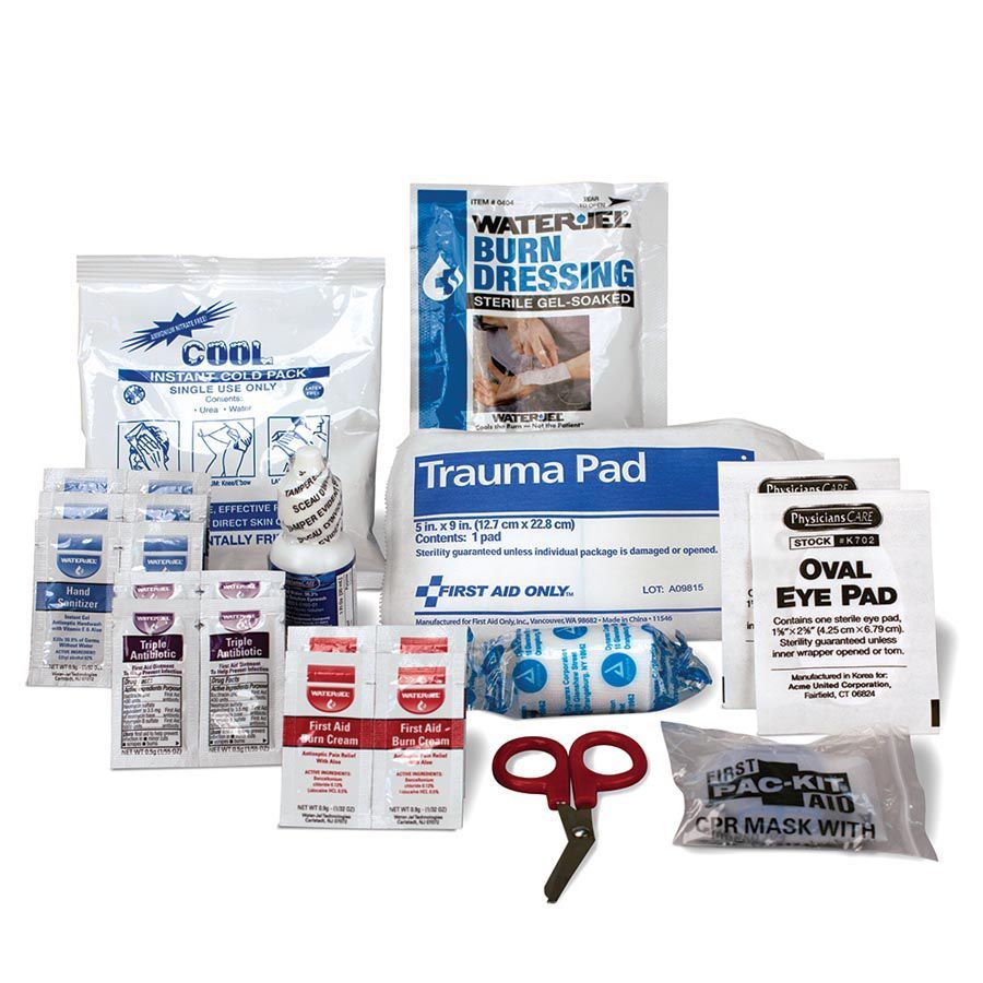 First Aid Only 25 Person ANSI Class A Upgrade First Aid Refill Pack with Cardboard Case