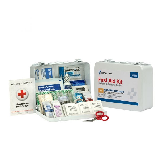 First Aid Only 25 Person ANSI Class A Bulk First Aid Kit with Metal Case