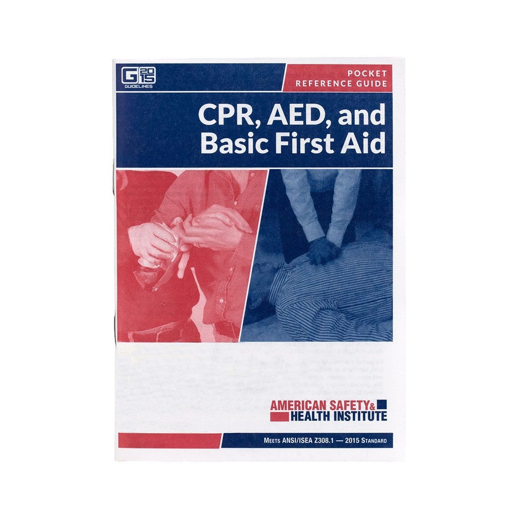 First Aid Only ANSI 2015 Pocket First Aid Guide