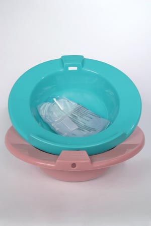 Sitz Bath Set, Turquoise