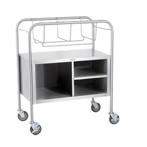 Blickman Industries Bassinet 31"W x 38 1/2"H x 17 3/4"D, Open Cabinet