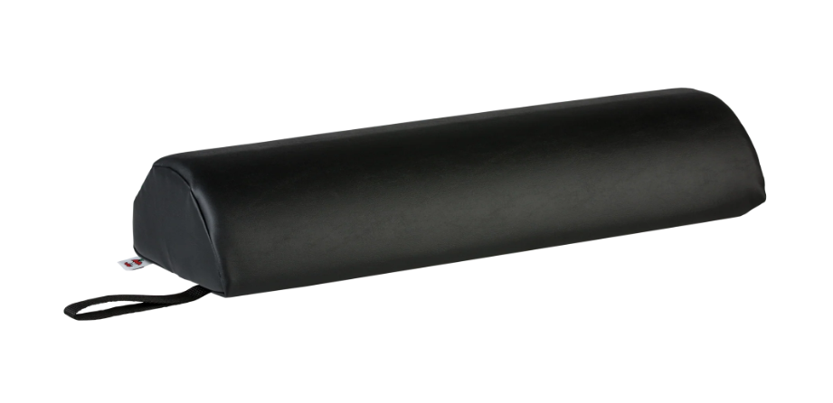 Core Products Half Round Bolster, Medium, 24" x 9" x 4.5", Black