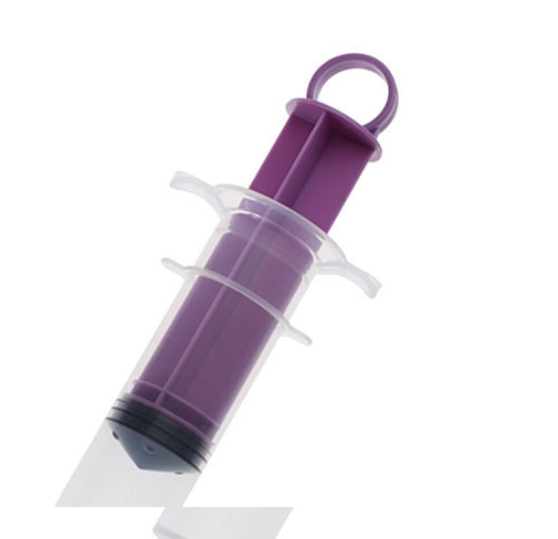 Amsino Thumb Control Ring Syringe with ENFit Tip, 60cc