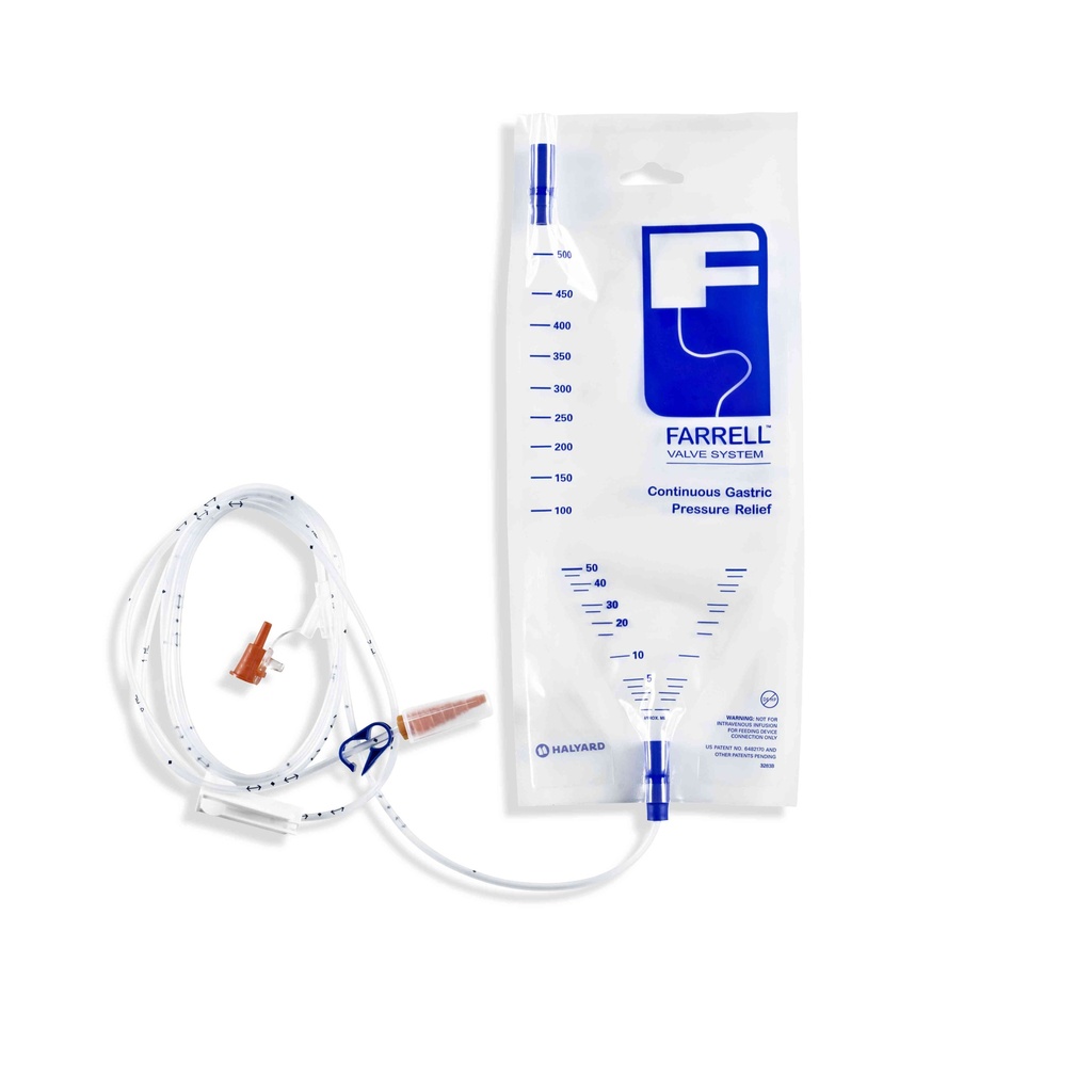 Avanos Farrell Valve Closed Enteral Gastric Pressure Relief System, 30/Case