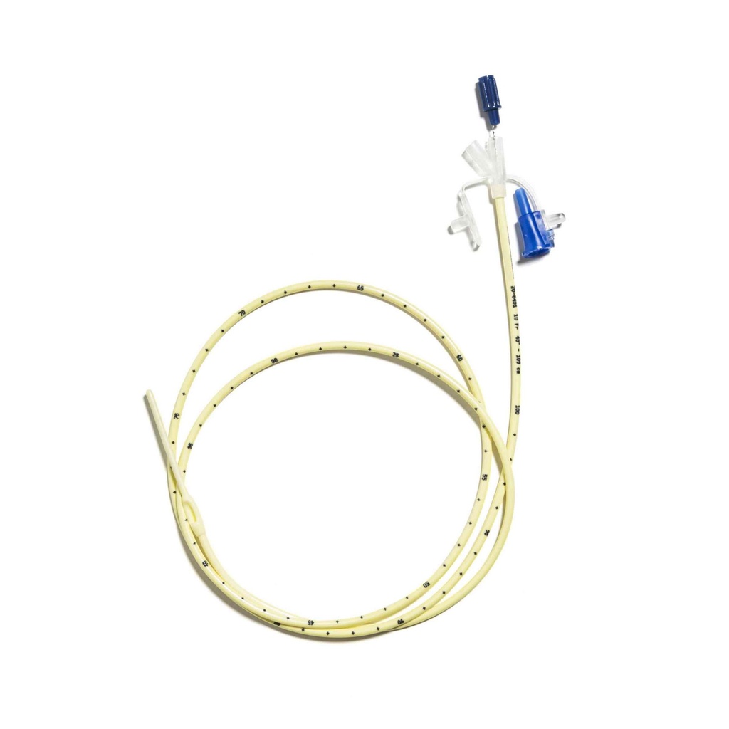 Avanos Corflo 8 Fr x 43 inch Non-Weighted Nasogastric/Nasointestinal Feeding Tube with Stylet, 10/Case