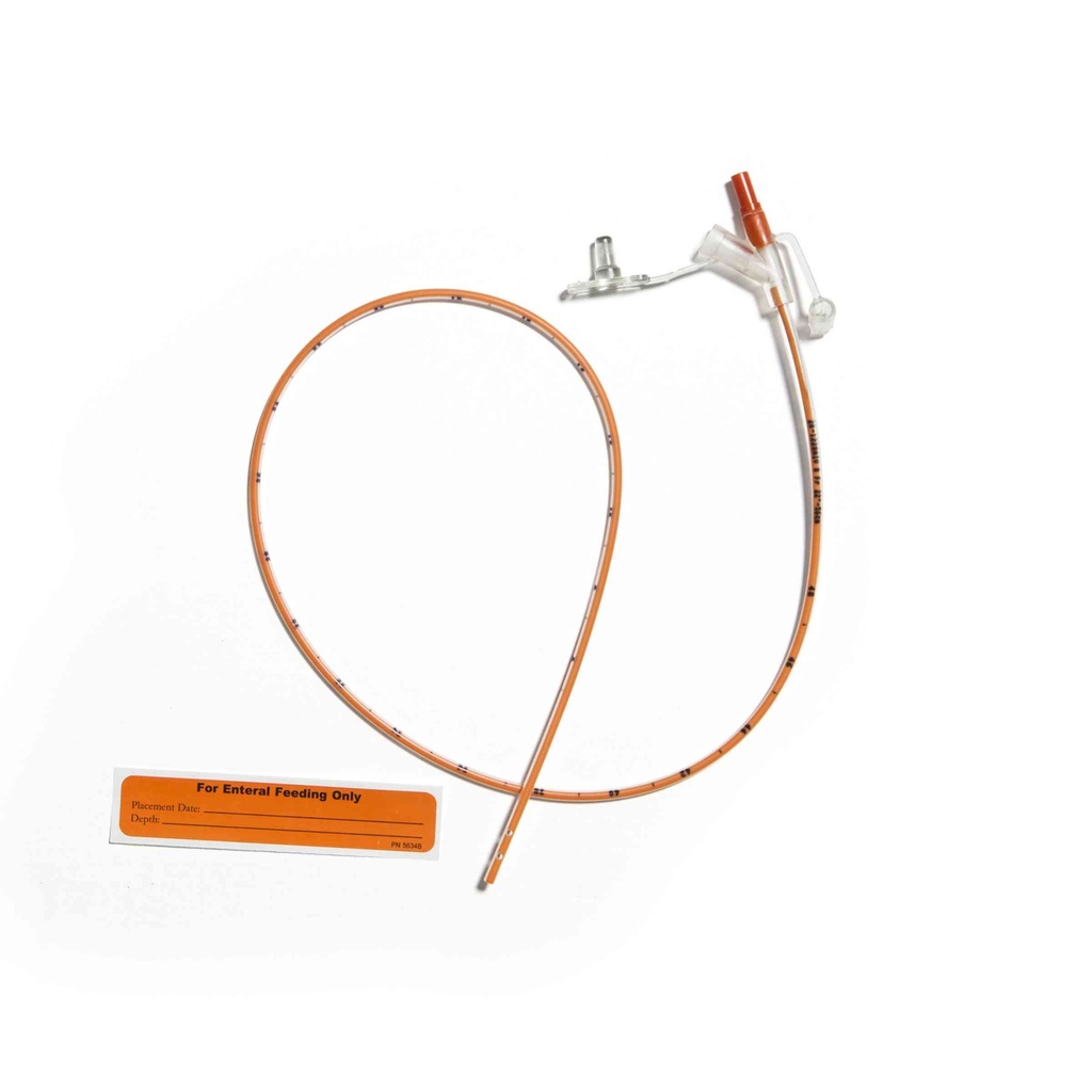 Avanos Corflo 12 Fr x 36 inch Non-Weighted Nasogastric/Nasointestinal Feeding Tube with Anti-IV Connector, 10/Case