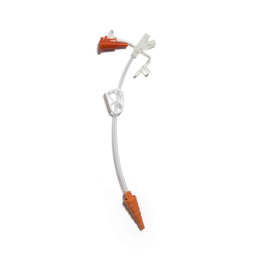 Avanos Corflo 5 inch 2-Port Y Enteral Feeding Extension Set, 30/Case