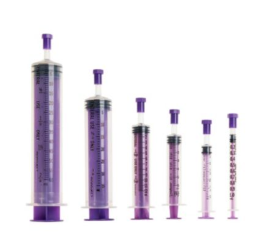 Monoject Oral Syringes, Standard Tip, 3mL, Sterile