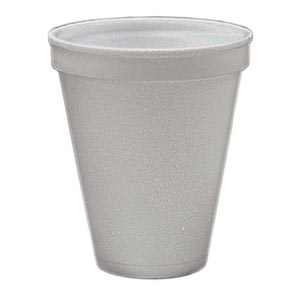 Bunzl Distribution Midcentral, Inc. Styrofoam Cup, 8 oz, 50/slv, 20 slv/cs