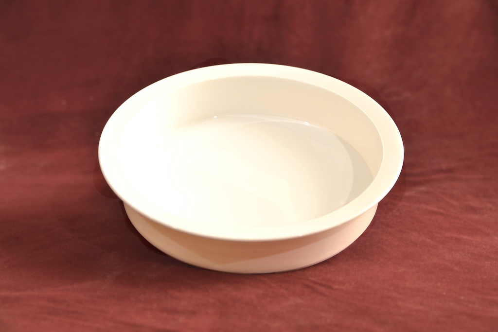 Kinsman Enterprises, Inc. Highsided Dish, White (091804)