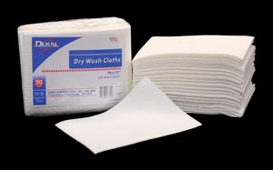 Dry Wash Cloth, 10" x 13", 50/bg, 10 bg/cs