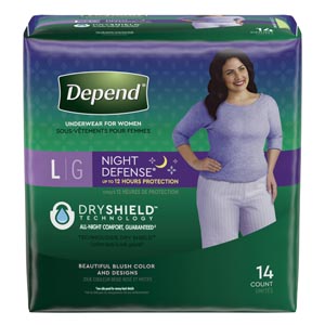 Kimberly-Clark Consumer Undergarment, Large, Peach, 14/pk, 4 pk/cs (40 cs/plt)