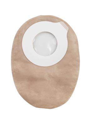 Convatec Closed-End Pouch, 8", 1-Sided Comfort Panel, Filter, Transparent, Small