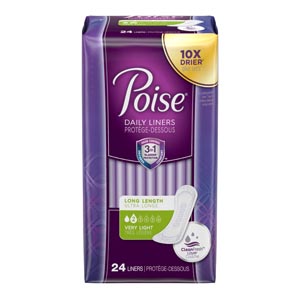 Kimberly-Clark Consumer Liners, Very Light, Long, 24/pk, 8 pk/cs