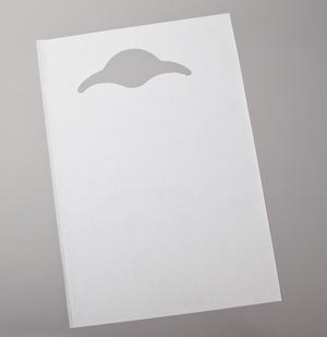 Bib, 20" x 30", Slipover, Fabricel, Tissue/Poly, White