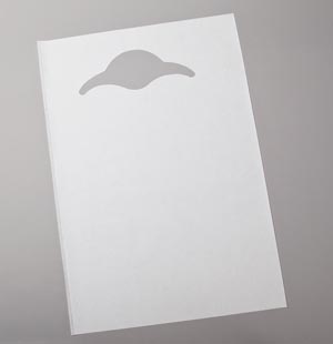 Bib, 18" x 32", Thrifty Slipover, White
