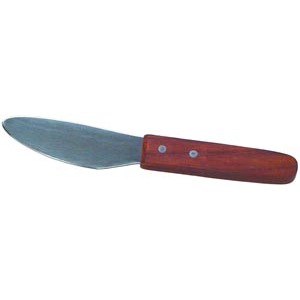 Kinsman Enterprises, Inc. Knife, Curved Blade, Stainless Steel with Wood Handle (051108)