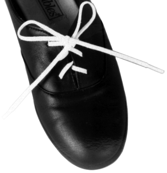 Kinsman Enterprises, Inc. Shoe Laces, Black, 3/16" x 24", 2 pr/pk