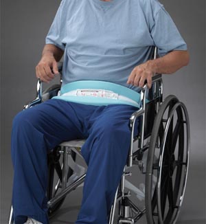 Posey Belt, Soft, Slider One Size Fits Most, Quick Release Ties 2-Strap, w/ Tie Med