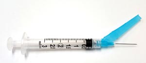 Exel Corporation Safety Syringe (3 mL) w/ Safety Needle (23G x 1")