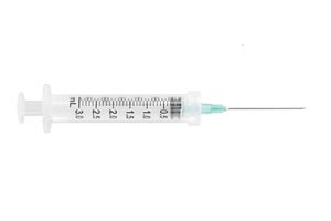 UltiMed, Inc. Safety Syringe, Detachable Needle, 3mL, 21G x 1 ½"