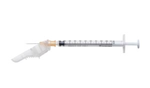 Terumo Medical Corp. Safety Needle with 1cc Syringe, 25G x 5/8"