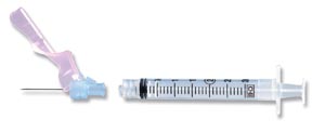 BD Needle, 21G x 1½", 3mL, Luer-Lok™ Syringe, Detachable Needle