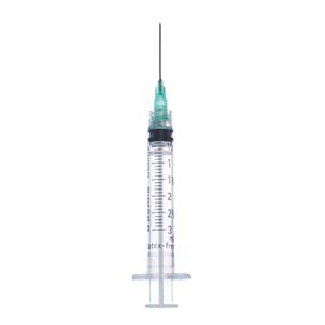 Syringe, 3mL LL, 21G x 1", 16 bx/cs