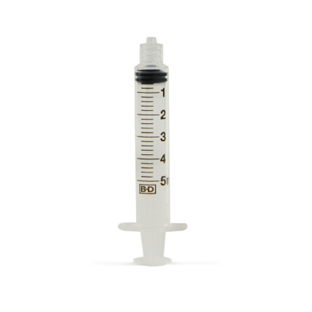 BD, 5mL Syringe, Luer-Lok Tip, Bulk