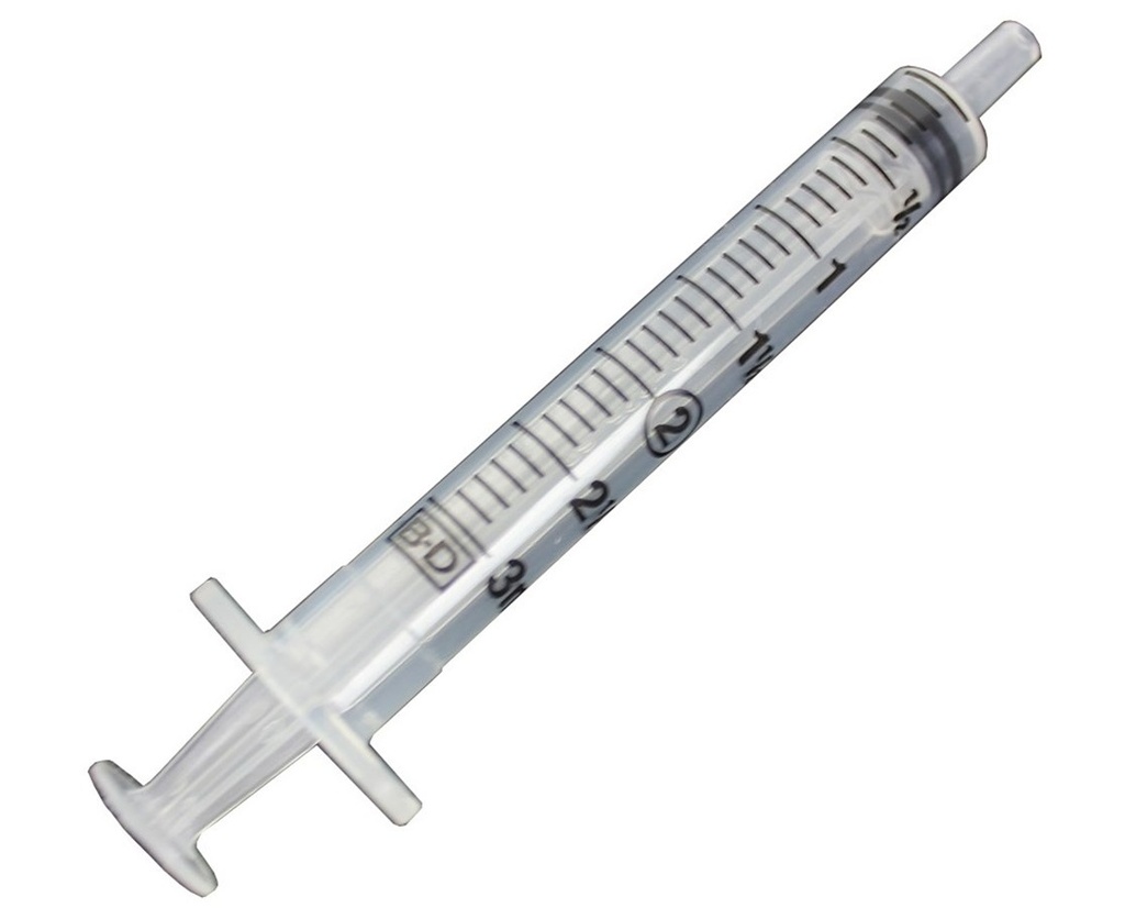 BD, Syringe, Slip Tip, 3mL, Bulk