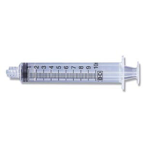 BD Luer-Lok Tip Control Syringe, 10mL, 25/bx
