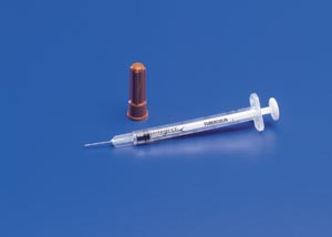 TB Syringe, 1mL, 26G x 3/8" Det Needle, 5 bx/cs