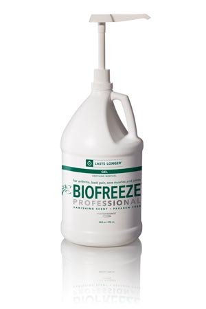 RB Health LLC Biofreeze® Professional, 1 Gal Gel, Green, 4/cs (36 cs/plt) (091623)