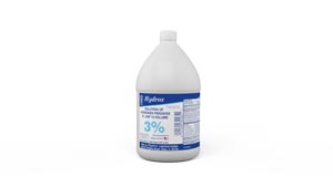Hydrox Laboratories Hydrogen Peroxide 3%, 1 Gal, 4 gal/cs (36 cs/plt)