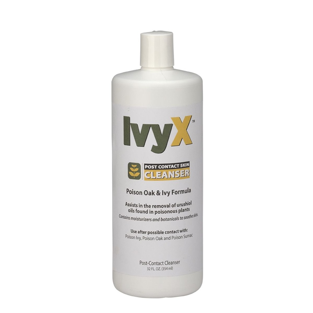 First Aid Only IvyX 32 oz Post-Contact Cleanser, 12/Case