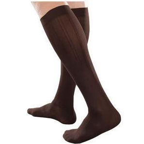 BSN Medical/Jobst Diabetic Sock, Knee High, Closed Toe, Brown, Medium