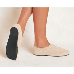 Albahealth, LLC Adult Slippers, 5-6, Beige