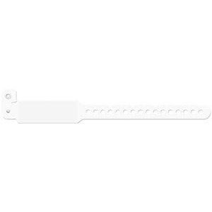Medical ID Solutions Wristband, Infant, Imprinter Tri-Laminate, Custom Printed, White