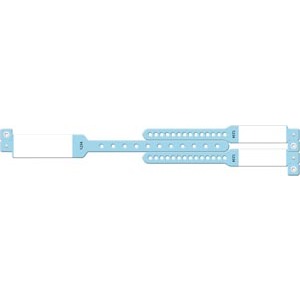 Medical ID Solutions Wristband Set, 3-Part, Mother-Baby Set, Imprinter, Blue