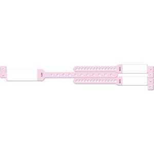 Medical ID Solutions Wristband Set, 3-Part, Mother-Baby Set, Imprinter, Pink