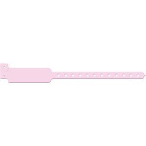 Medical ID Solutions Wristband, Adult/ Pediatric, Write-On Vinyl, Pink
