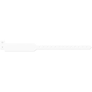 Medical ID Solutions Wristband, Adult, Write-On Tri-Laminate, White