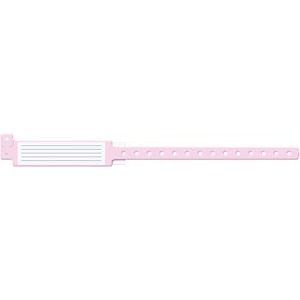 Medical ID Solutions Wristband, Adult, 12", Insert Vinyl, Pink