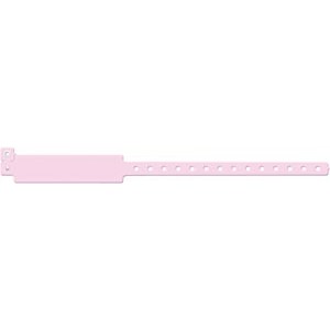Medical ID Solutions Wristband, Adult, Write-On Vinyl, Pink