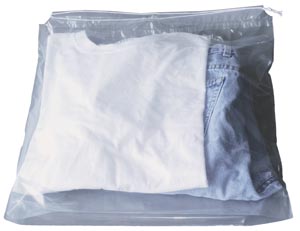 New World Imports Drawstring Bag, 18" x 20½" Clear Bag without Imprinting, 1.5 ml