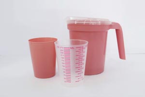 GMAX Industries, Inc. Pitcher, with Straw Port Lid, Grey